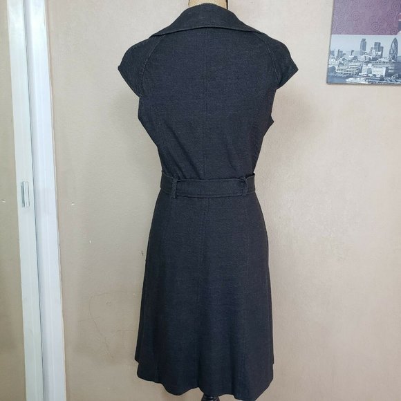 Bluw double berasted sleeveless tied dress - Picture 4 of 4